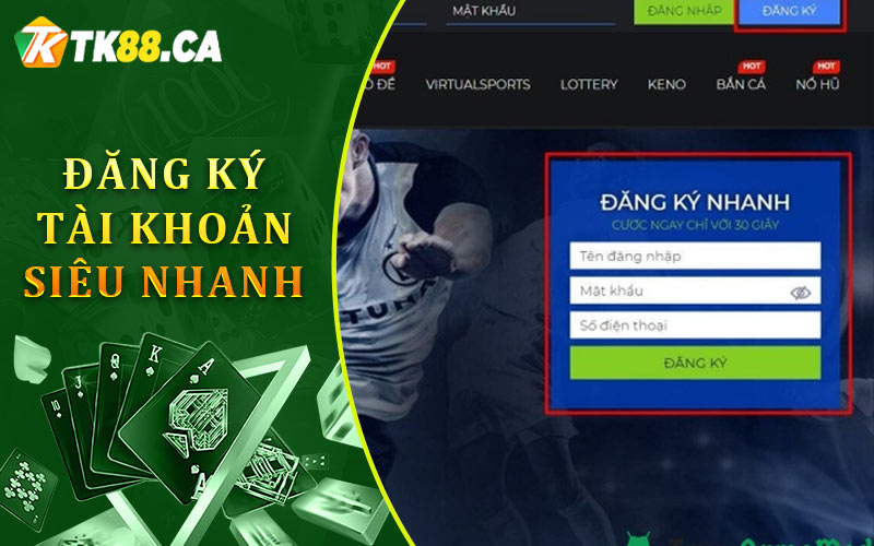 Đăng Ký Tài Khoản Siêu Nhanh Đăng Ký Tài Khoản Siêu Nhanh