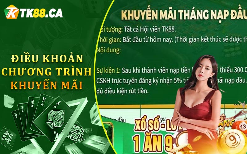 Điều khoản chương trình khuyến mãi nạp lần đầu