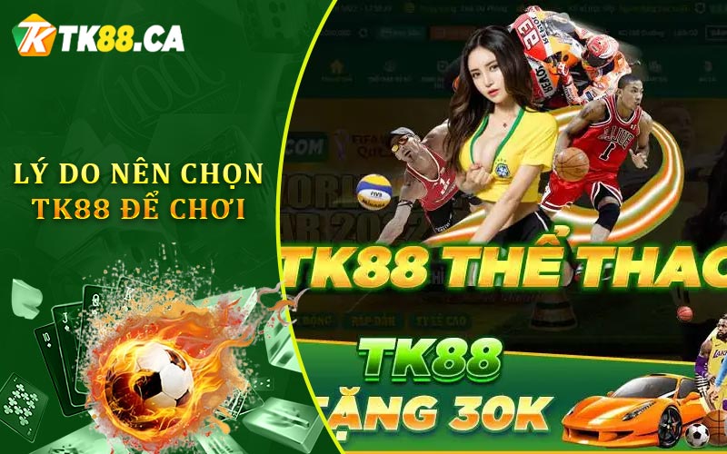 Lý Do Nên Chọn TK88 Để Chơi Lý Do Nên Chọn TK88 Để Chơi